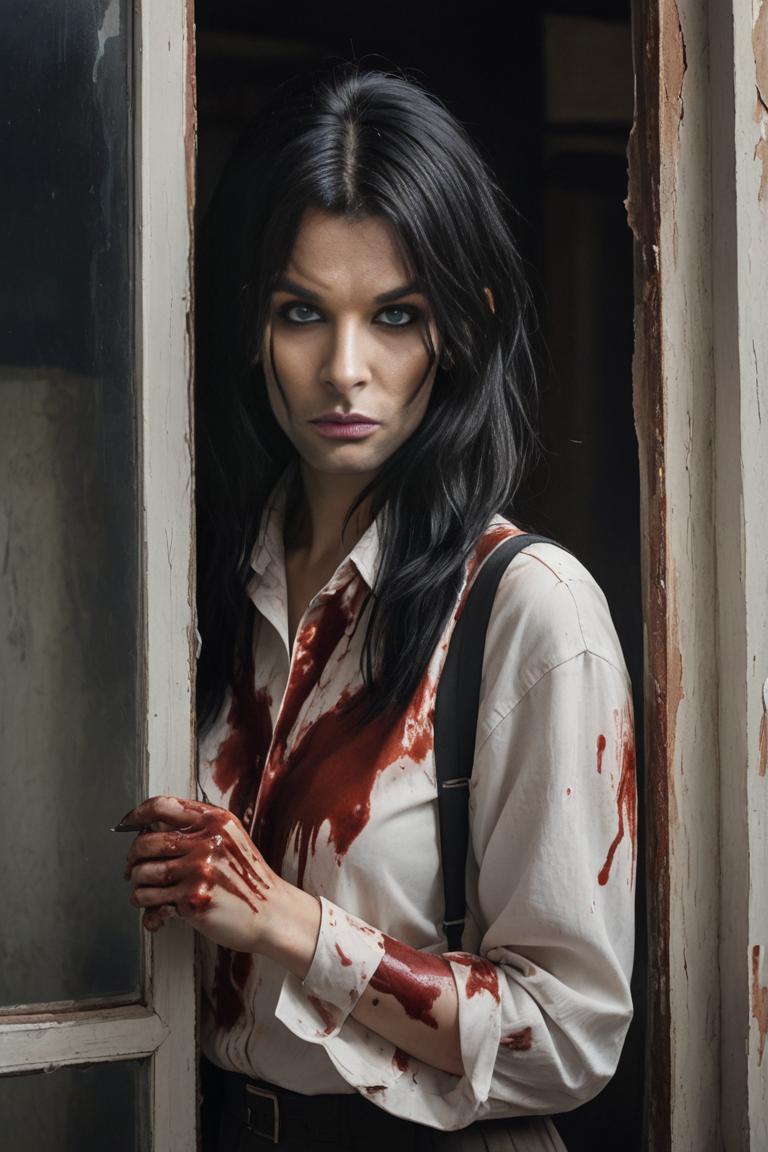 Photify AI prompt preview for Gruesome Pinup pack - 240 - 2025-10-13T03:13:03.138Z