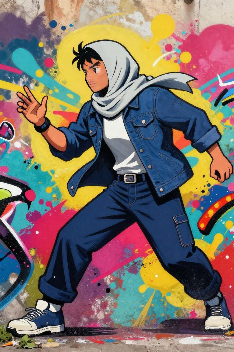 Photify AI prompt preview for Urban Anime Mural pack - 240 - 2026-03-17T20:26:36.404Z