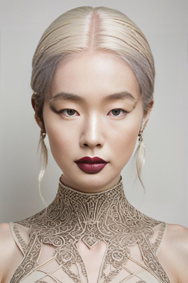 Photify AI prompt preview for Albino Glam pack - 240 - 2025-05-31T00:08:05.047Z