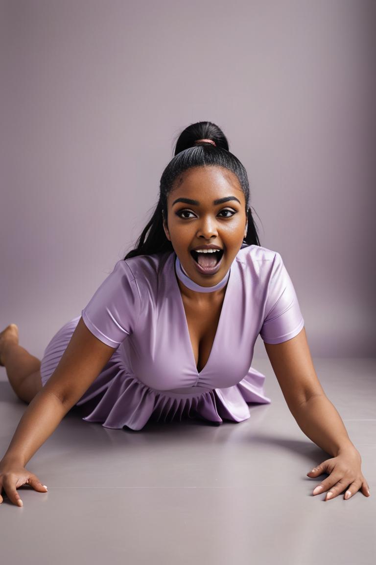 Photify AI prompt preview for Woman In Purple Dres Confused pack - 240 - 2025-04-19T01:35:21.994Z
