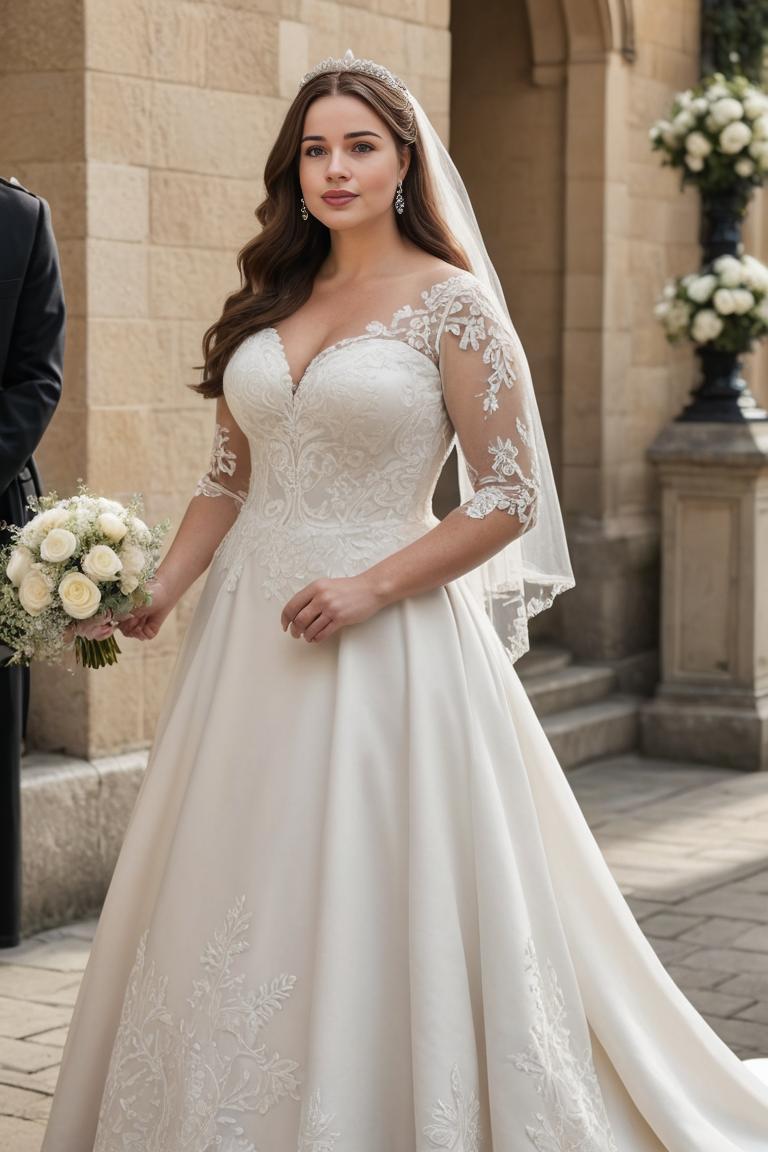Photify AI prompt preview for Plus Size Wedding pack - 240 - 2025-04-21T15:05:04.312Z