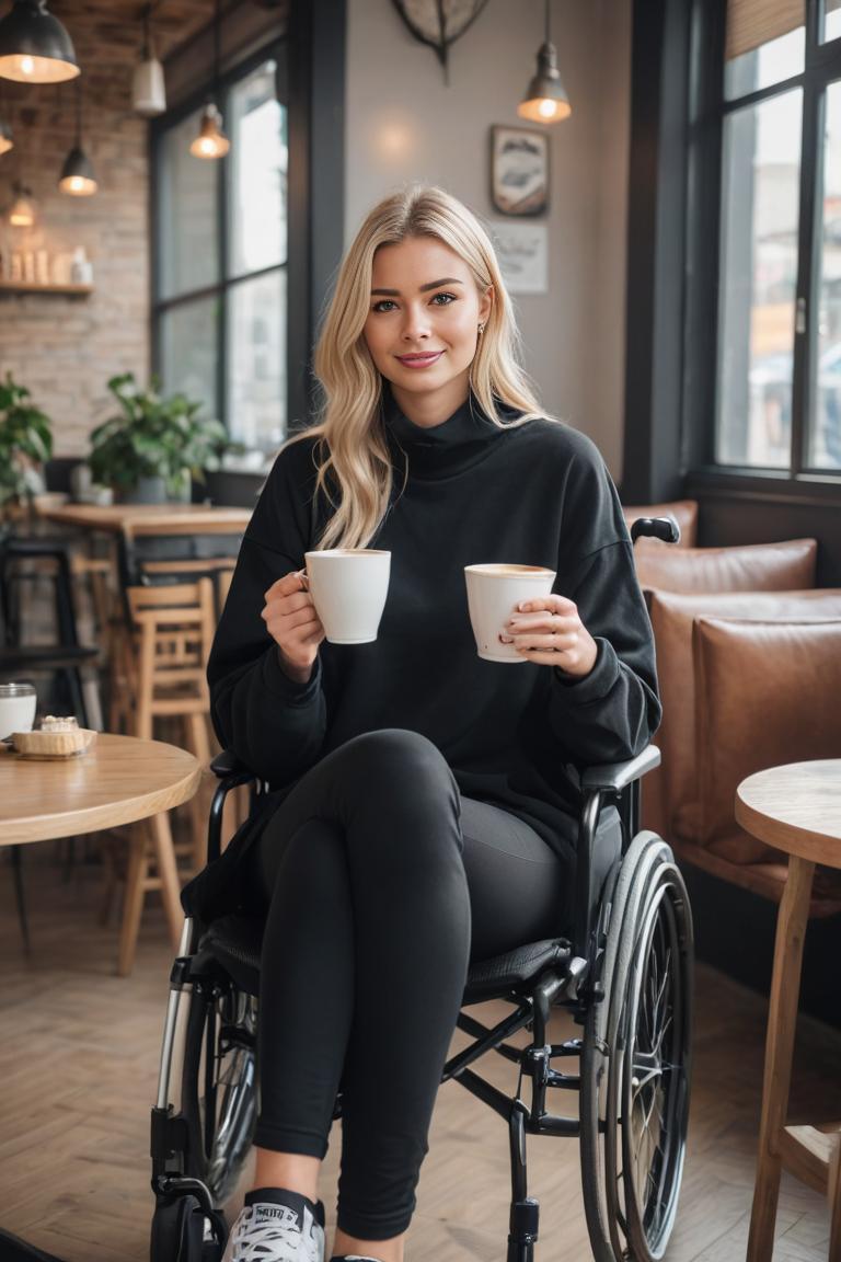 Photify AI prompt preview for Wheelchair Chic pack - 240 - 2025-05-09T08:15:44.906Z