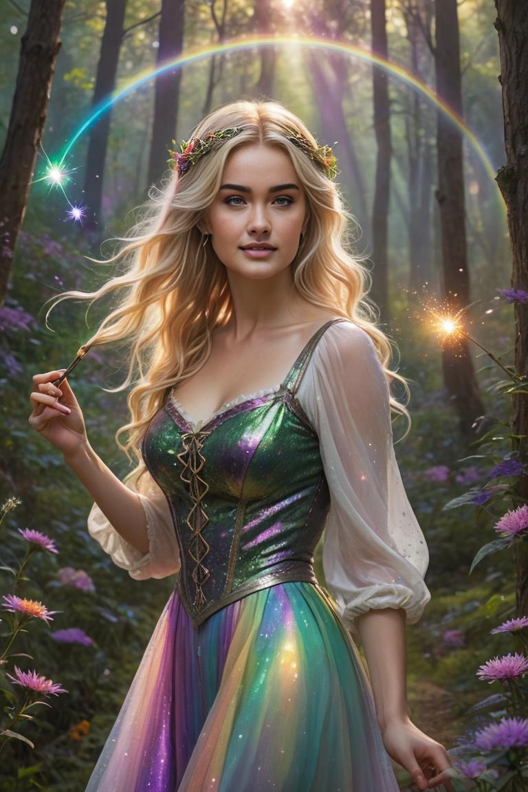 Photify AI prompt preview for Enchanted Pixie pack - 240 - 2025-04-27T07:44:37.398Z