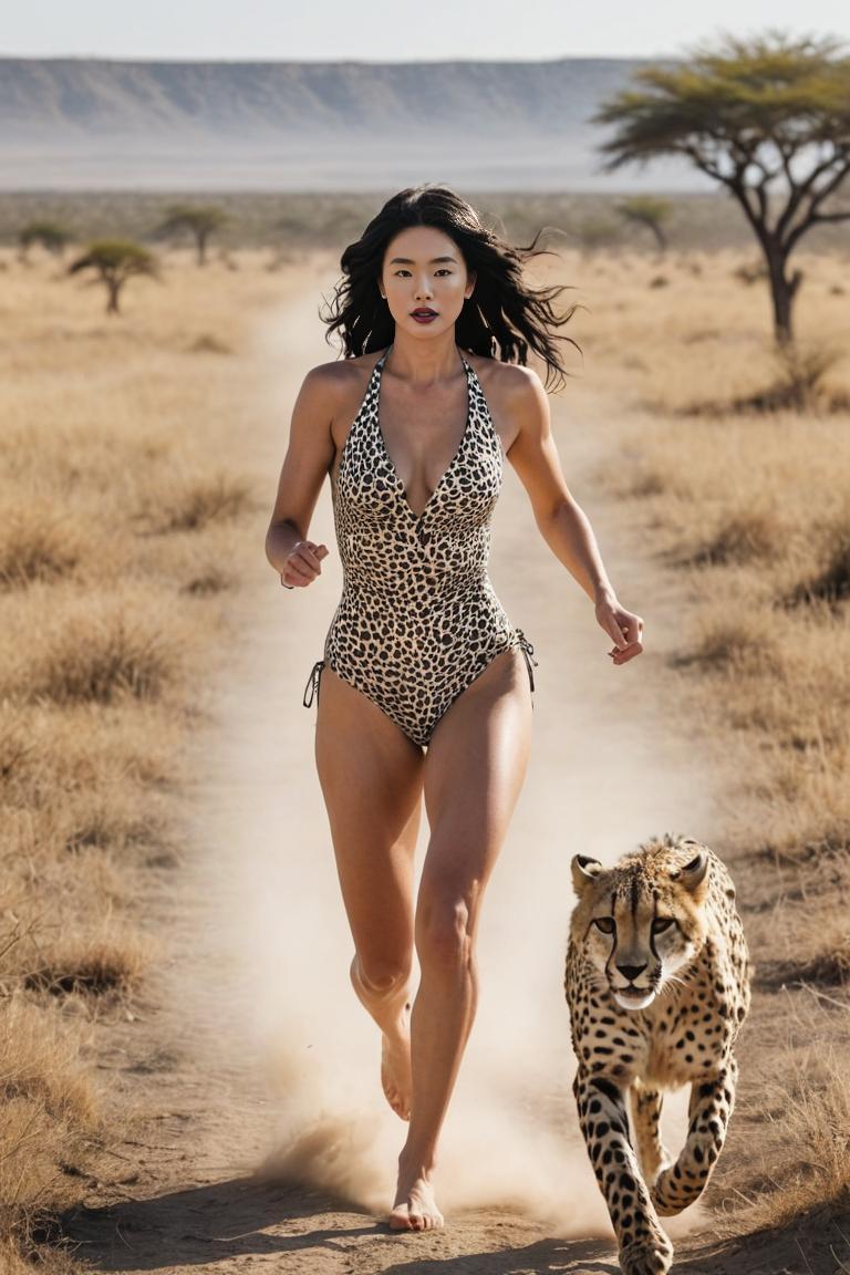 Photify AI prompt preview for Swimsuit Cheetah pack - 240 - 2025-05-09T07:35:19.096Z