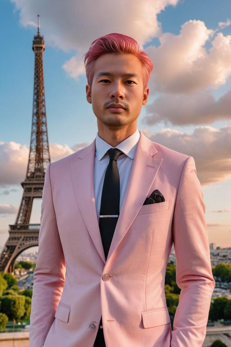 Photify AI prompt preview for Man In Paris pack - 240 - 2025-05-30T23:34:02.954Z